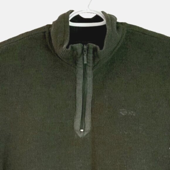 Roots 73 Athletics Men's Sweater Size 2XL 1/4 Zip Pullover Fine Ribbed - Picture 2 of 6